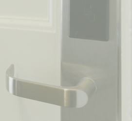 Door handle from the room